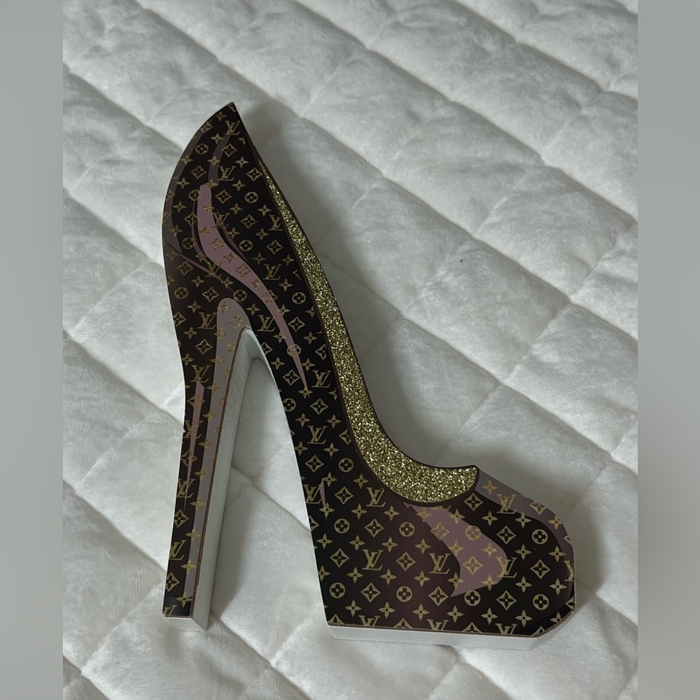 Luxury Designer Shoe Art Decor